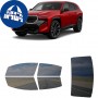 לרכב BMW XM 2023 ציפוי חלונות שחורים רב פעמי סיליקון לחלונות קדמיים, אחוריים ולחלון האחורי