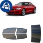 לרכב BMW Z4 2012 ציפוי חלונות שחורים רב פעמי סיליקון לחלונות קדמיים, אחוריים ולחלון האחורי