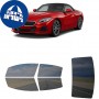 לרכב BMW Z4 2020 ציפוי חלונות שחורים רב פעמי סיליקון לחלונות קדמיים, אחוריים ולחלון האחורי