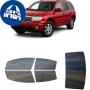 לרכב Buick Rainier 2004 ציפוי חלונות שחורים רב פעמי סיליקון לחלונות קדמיים, אחוריים ולחלון האחורי