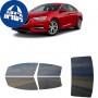 לרכב Buick RegalSportback Sportback 2017 ציפוי חלונות שחורים רב פעמי סיליקון לחלונות קדמיים, אחוריים ולחלון האחורי