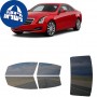 לרכב Cadillac ATS Two-door 2015 ציפוי חלונות שחורים רב פעמי סיליקון לחלונות קדמיים, אחוריים ולחלון האחורי