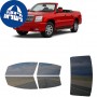 לרכב Cadillac EXT Convertible 2002 ציפוי חלונות שחורים רב פעמי סיליקון לחלונות קדמיים, אחוריים ולחלון האחורי