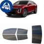 לרכב Cadillac Lyriq 2022 ציפוי חלונות שחורים רב פעמי סיליקון לחלונות קדמיים, אחוריים ולחלון האחורי