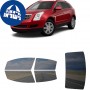 לרכב Cadillac SRX 2010 ציפוי חלונות שחורים רב פעמי סיליקון לחלונות קדמיים, אחוריים ולחלון האחורי