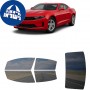 לרכב Chevrolet Camaro LS 2019 ציפוי חלונות שחורים רב פעמי סיליקון לחלונות קדמיים, אחוריים ולחלון האחורי