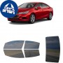 לרכב Chevrolet Cruze Sedan 2017 ציפוי חלונות שחורים רב פעמי סיליקון לחלונות קדמיים, אחוריים ולחלון האחורי