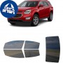 לרכב Chevrolet Equinox 2016 ציפוי חלונות שחורים רב פעמי סיליקון לחלונות קדמיים, אחוריים ולחלון האחורי
