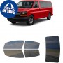 לרכב Chevrolet Express Passenger w rear defrost Extd Van 2013 ציפוי חלונות שחורים רב פעמי סיליקון לחלונות קדמיים, אחוריים ולחלון האחורי