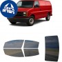 לרכב Chevrolet Express Van 1996 ציפוי חלונות שחורים רב פעמי סיליקון לחלונות קדמיים, אחוריים ולחלון האחורי