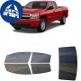 לרכב Chevrolet Silverado Extd PU 2007 ציפוי חלונות שחורים רב פעמי סיליקון לחלונות קדמיים, אחוריים ולחלון האחורי