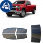 לרכב Chevrolet Silverado HD 2022 ציפוי חלונות שחורים רב פעמי סיליקון לחלונות קדמיים, אחוריים ולחלון האחורי