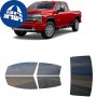 לרכב Chevrolet Silverado High Country 3500HD 2022 ציפוי חלונות שחורים רב פעמי סיליקון לחלונות קדמיים, אחוריים ולחלון האחורי