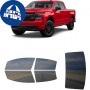 לרכב Chevrolet Silverado LDTrailBoss 2022 ציפוי חלונות שחורים רב פעמי סיליקון לחלונות קדמיים, אחוריים ולחלון האחורי