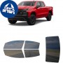 לרכב Chevrolet Silverado LT Trail Boss 1500 2019 ציפוי חלונות שחורים רב פעמי סיליקון לחלונות קדמיים, אחוריים ולחלון האחורי