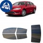 לרכב Chrysler 200 2015 ציפוי חלונות שחורים רב פעמי סיליקון לחלונות קדמיים, אחוריים ולחלון האחורי