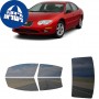לרכב Chrysler 300 300M 1998 ציפוי חלונות שחורים רב פעמי סיליקון לחלונות קדמיים, אחוריים ולחלון האחורי