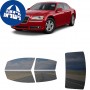 לרכב Chrysler 300 2011 ציפוי חלונות שחורים רב פעמי סיליקון לחלונות קדמיים, אחוריים ולחלון האחורי