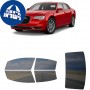 לרכב Chrysler 300SV6 2022 ציפוי חלונות שחורים רב פעמי סיליקון לחלונות קדמיים, אחוריים ולחלון האחורי