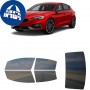 לרכב Cupra Leon 5 Doors 2021 ציפוי חלונות שחורים רב פעמי סיליקון לחלונות קדמיים, אחוריים ולחלון האחורי