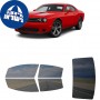 לרכב Dodge Challenger 2016 ציפוי חלונות שחורים רב פעמי סיליקון לחלונות קדמיים, אחוריים ולחלון האחורי