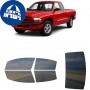 לרכב Dodge Dakota Extd 1997 ציפוי חלונות שחורים רב פעמי סיליקון לחלונות קדמיים, אחוריים ולחלון האחורי