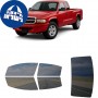 לרכב Dodge Dakota Extd 2003 ציפוי חלונות שחורים רב פעמי סיליקון לחלונות קדמיים, אחוריים ולחלון האחורי