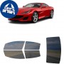 לרכב Ferrari Portofino 2019 ציפוי חלונות שחורים רב פעמי סיליקון לחלונות קדמיים, אחוריים ולחלון האחורי