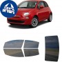 לרכב Fiat 500 2011 ציפוי חלונות שחורים רב פעמי סיליקון לחלונות קדמיים, אחוריים ולחלון האחורי