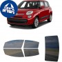לרכב Fiat 500L 2014 ציפוי חלונות שחורים רב פעמי סיליקון לחלונות קדמיים, אחוריים ולחלון האחורי