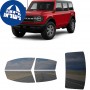 לרכב Ford BRONCO four-door 2021 ציפוי חלונות שחורים רב פעמי סיליקון לחלונות קדמיים, אחוריים ולחלון האחורי