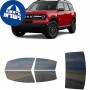 לרכב Ford Bronco Sport Badlands 2022 ציפוי חלונות שחורים רב פעמי סיליקון לחלונות קדמיים, אחוריים ולחלון האחורי