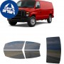 לרכב Ford Econoline Van 2008 ציפוי חלונות שחורים רב פעמי סיליקון לחלונות קדמיים, אחוריים ולחלון האחורי
