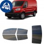 לרכב Ford E-Transit 2022 ציפוי חלונות שחורים רב פעמי סיליקון לחלונות קדמיים, אחוריים ולחלון האחורי