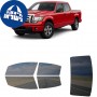 לרכב Ford F150 Crew PU 2009 ציפוי חלונות שחורים רב פעמי סיליקון לחלונות קדמיים, אחוריים ולחלון האחורי