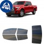 לרכב Ford F150 Crew PU 2015 ציפוי חלונות שחורים רב פעמי סיליקון לחלונות קדמיים, אחוריים ולחלון האחורי