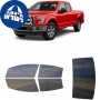 לרכב Ford F150 Extd PU 2015 ציפוי חלונות שחורים רב פעמי סיליקון לחלונות קדמיים, אחוריים ולחלון האחורי