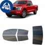 לרכב Ford F150 Extd PU 2021 ציפוי חלונות שחורים רב פעמי סיליקון לחלונות קדמיים, אחוריים ולחלון האחורי