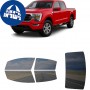 לרכב Ford F150 PU 2021 ציפוי חלונות שחורים רב פעמי סיליקון לחלונות קדמיים, אחוריים ולחלון האחורי
