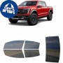 לרכב Ford F-150 Raptoreps 2022 ציפוי חלונות שחורים רב פעמי סיליקון לחלונות קדמיים, אחוריים ולחלון האחורי
