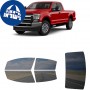 לרכב Ford F-250XLT 2020 ציפוי חלונות שחורים רב פעמי סיליקון לחלונות קדמיים, אחוריים ולחלון האחורי