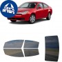 לרכב Ford Focus 2D Cpe 2008 ציפוי חלונות שחורים רב פעמי סיליקון לחלונות קדמיים, אחוריים ולחלון האחורי