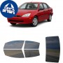 לרכב Ford Focus 4D Sdn 2000 ציפוי חלונות שחורים רב פעמי סיליקון לחלונות קדמיים, אחוריים ולחלון האחורי