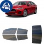 לרכב Ford Fusion SEL 2020 ציפוי חלונות שחורים רב פעמי סיליקון לחלונות קדמיים, אחוריים ולחלון האחורי