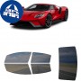 לרכב Ford GT 2020 ציפוי חלונות שחורים רב פעמי סיליקון לחלונות קדמיים, אחוריים ולחלון האחורי