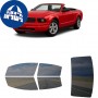 לרכב Ford Mustang 2D Conv 2005 ציפוי חלונות שחורים רב פעמי סיליקון לחלונות קדמיים, אחוריים ולחלון האחורי