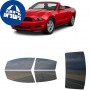 לרכב Ford Mustang 2D Conv 2010 ציפוי חלונות שחורים רב פעמי סיליקון לחלונות קדמיים, אחוריים ולחלון האחורי
