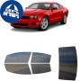 לרכב Ford Mustang 2D Cpe 2010 ציפוי חלונות שחורים רב פעמי סיליקון לחלונות קדמיים, אחוריים ולחלון האחורי