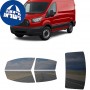 לרכב Ford Transit Low Top Van 2015 ציפוי חלונות שחורים רב פעמי סיליקון לחלונות קדמיים, אחוריים ולחלון האחורי