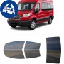 לרכב Ford Transit Passenger High Top Van 2015 ציפוי חלונות שחורים רב פעמי סיליקון לחלונות קדמיים, אחוריים ולחלון האחורי